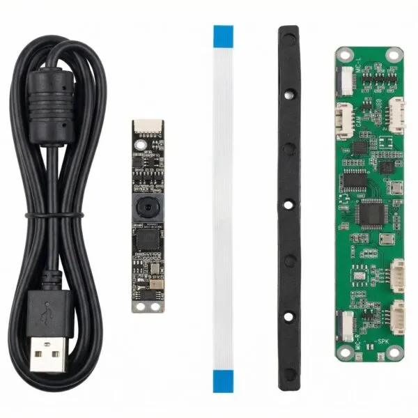 Integrated MEMS Microphone Array & HD Camera: GYKS-4M-C180-S Split-Type Module for Smart Meetings