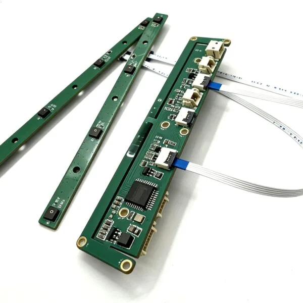 8-Mic Array with AI-Powered Noise Cancellation - 180° Wide-Angle Far-Field Pickup - Split-Type Module - GYLA-8M-AI180-S