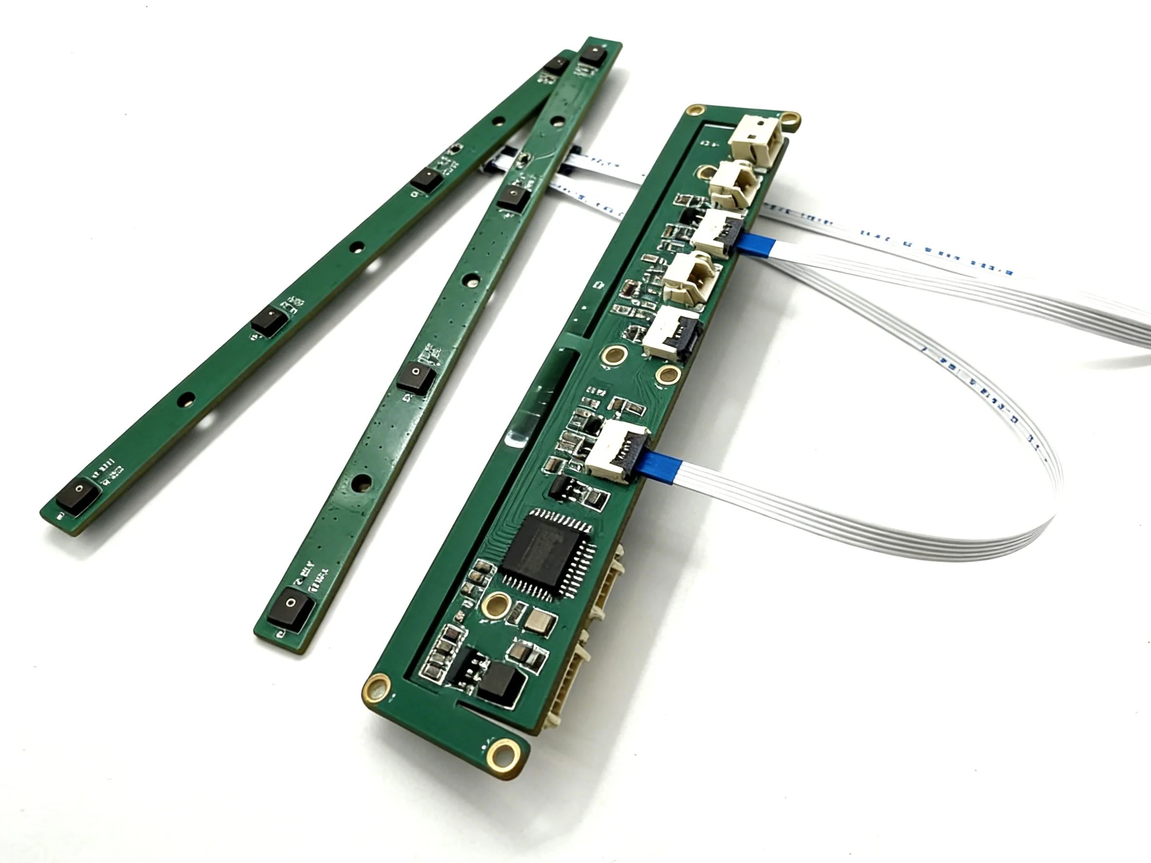 8-Mic Array with AI-Powered Noise Cancellation - 180° Wide-Angle Far-Field Pickup - Split-Type Module - GYLA-8M-AI180-S